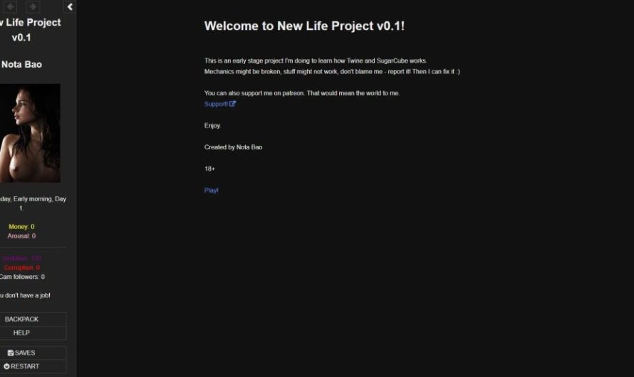 New Life Project [v0.5.3] By Nota Bao